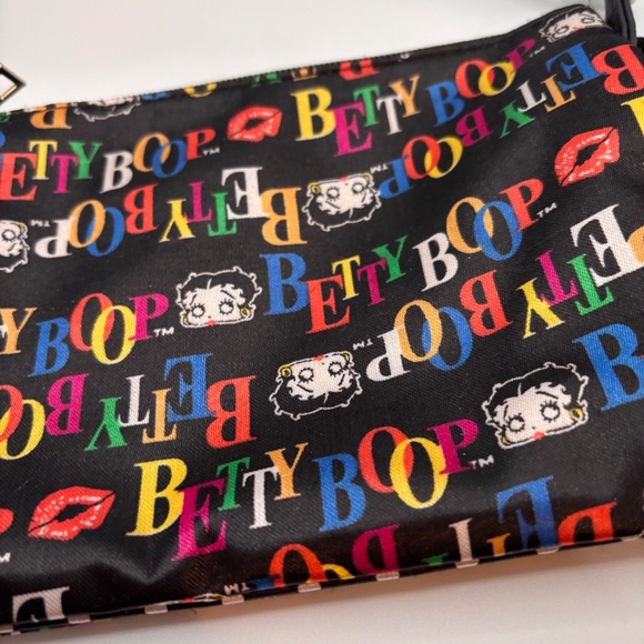 Betty Boop Y2K Style Rainbow Pattern Cartoon Character Small Purse Shoulder Bag - Picture 3 of 14